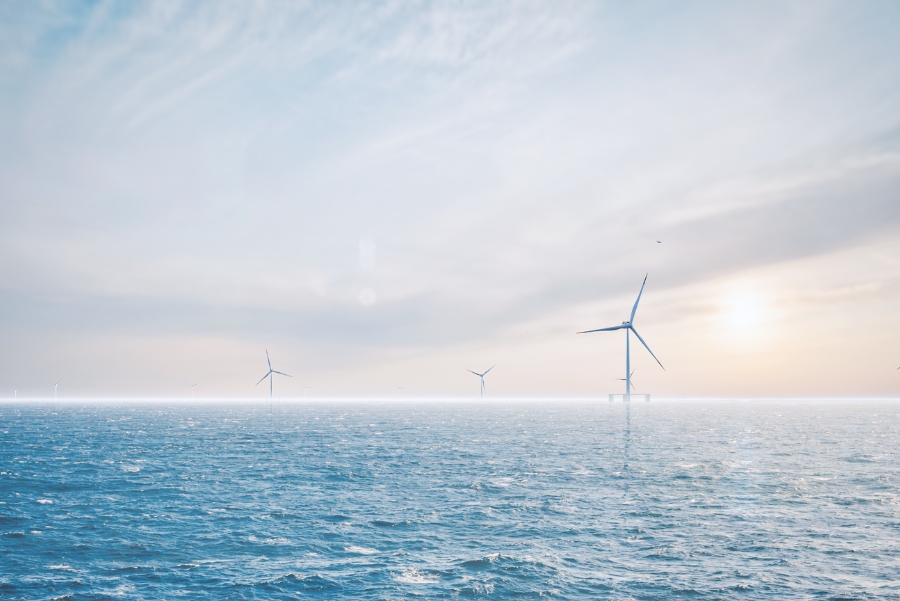 Impianto eolico offshore
